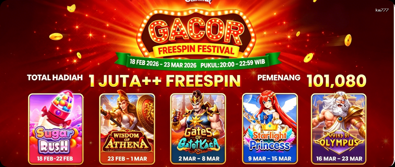 Login km777 Sekarang Bonus Melimpah